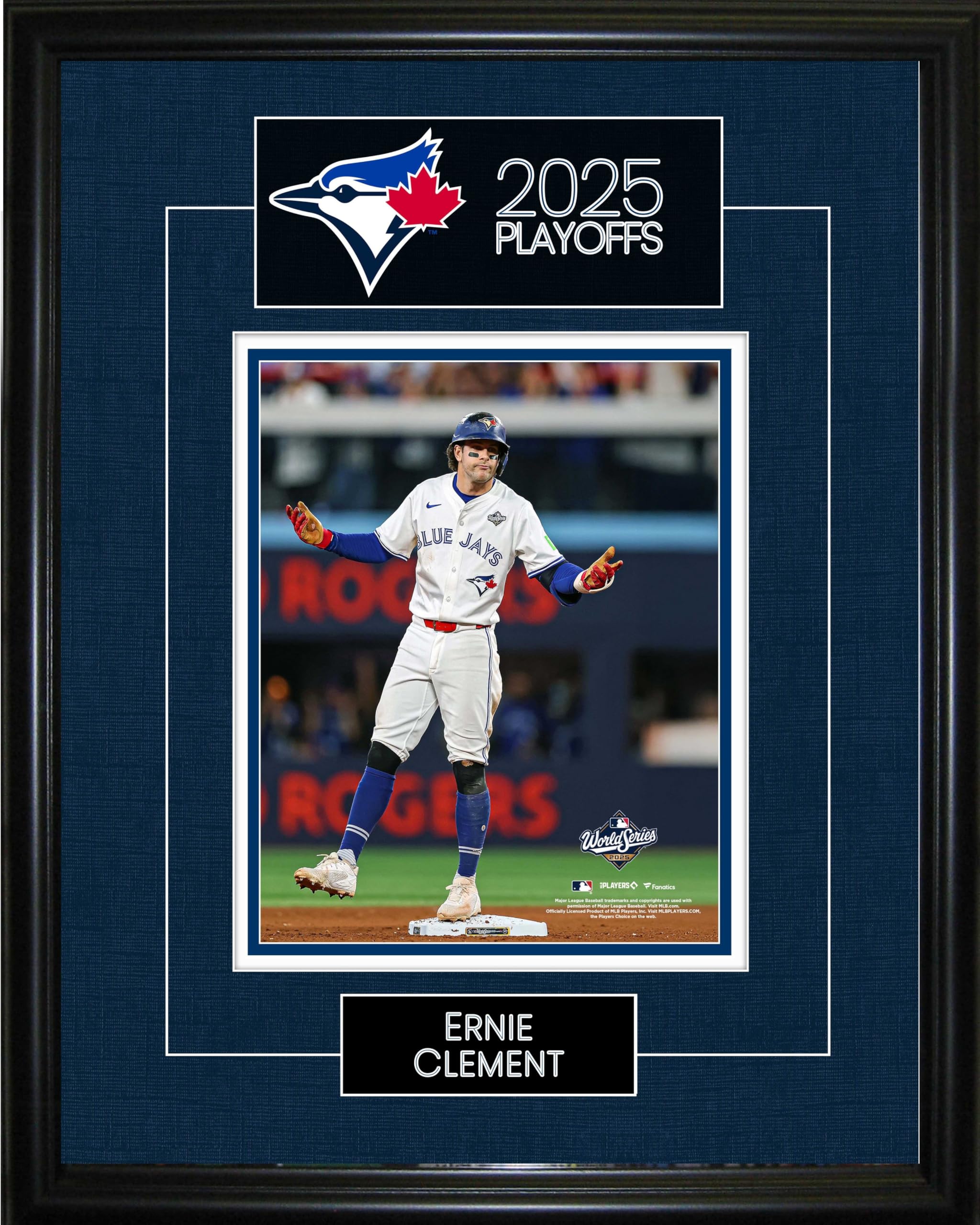 Frameworth Joe Carter Walk-Off 1993 World Series Toronto Blue Jays Framed Photo MLB Licensed Championship Baseball Memorabilia Authentic Collectible Wall Art - 3