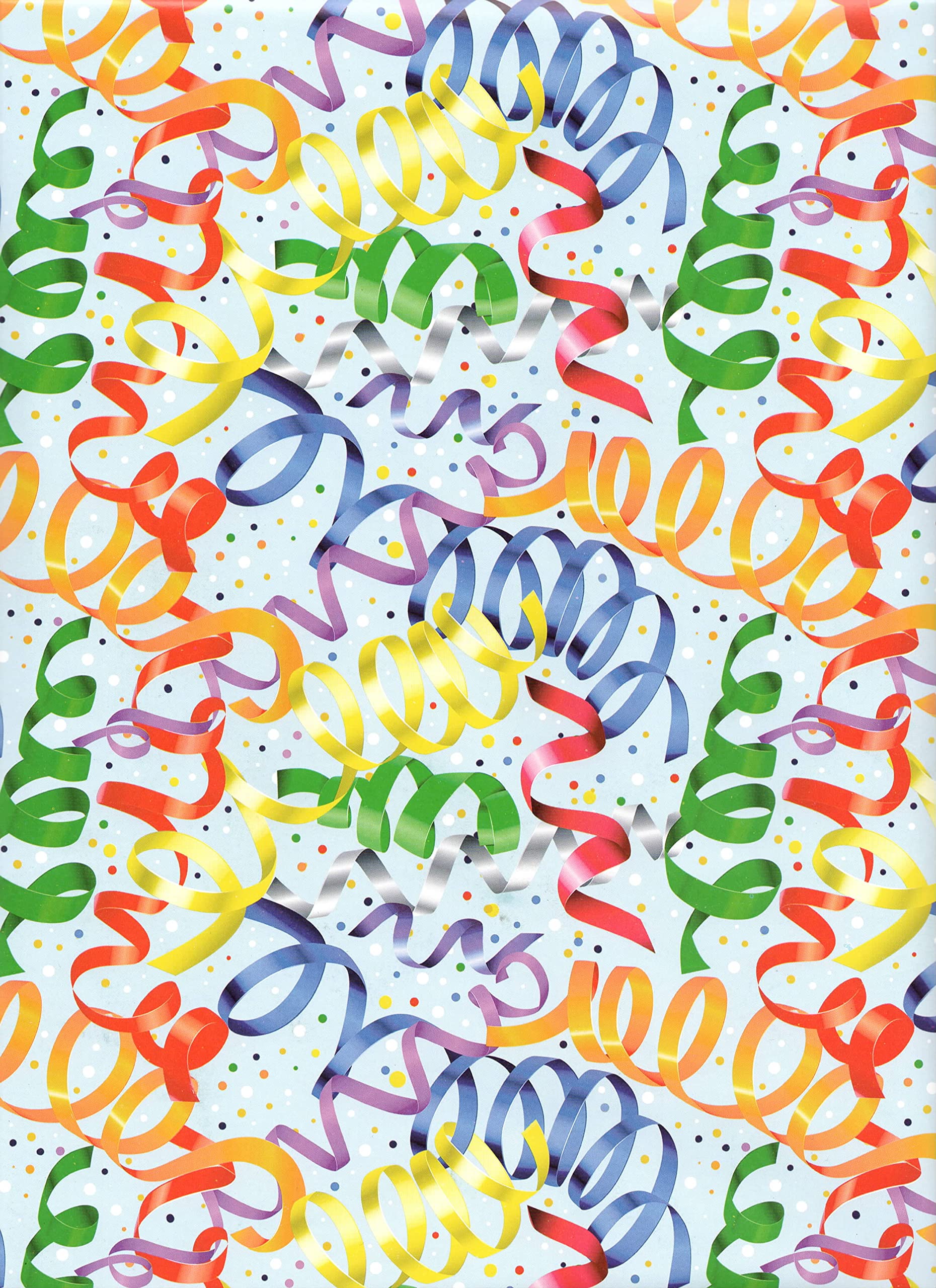 ARKRAFT Gift Wrapping Paper 3 Sheets Size 90 x 65 cm FSC Product Plastic-free Packaging Colorful Air Hoses (18-9167)