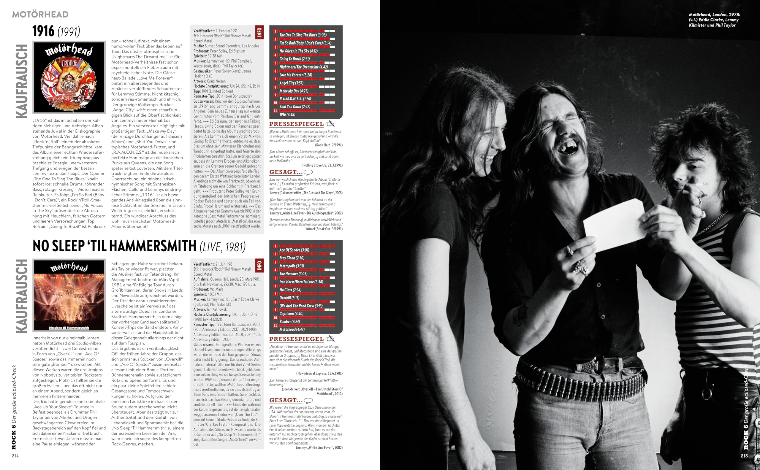 Rock: Das Gesamtwerk der größten Rock-Acts im Check, Teil 6. Ein Eclipsed-Buch.