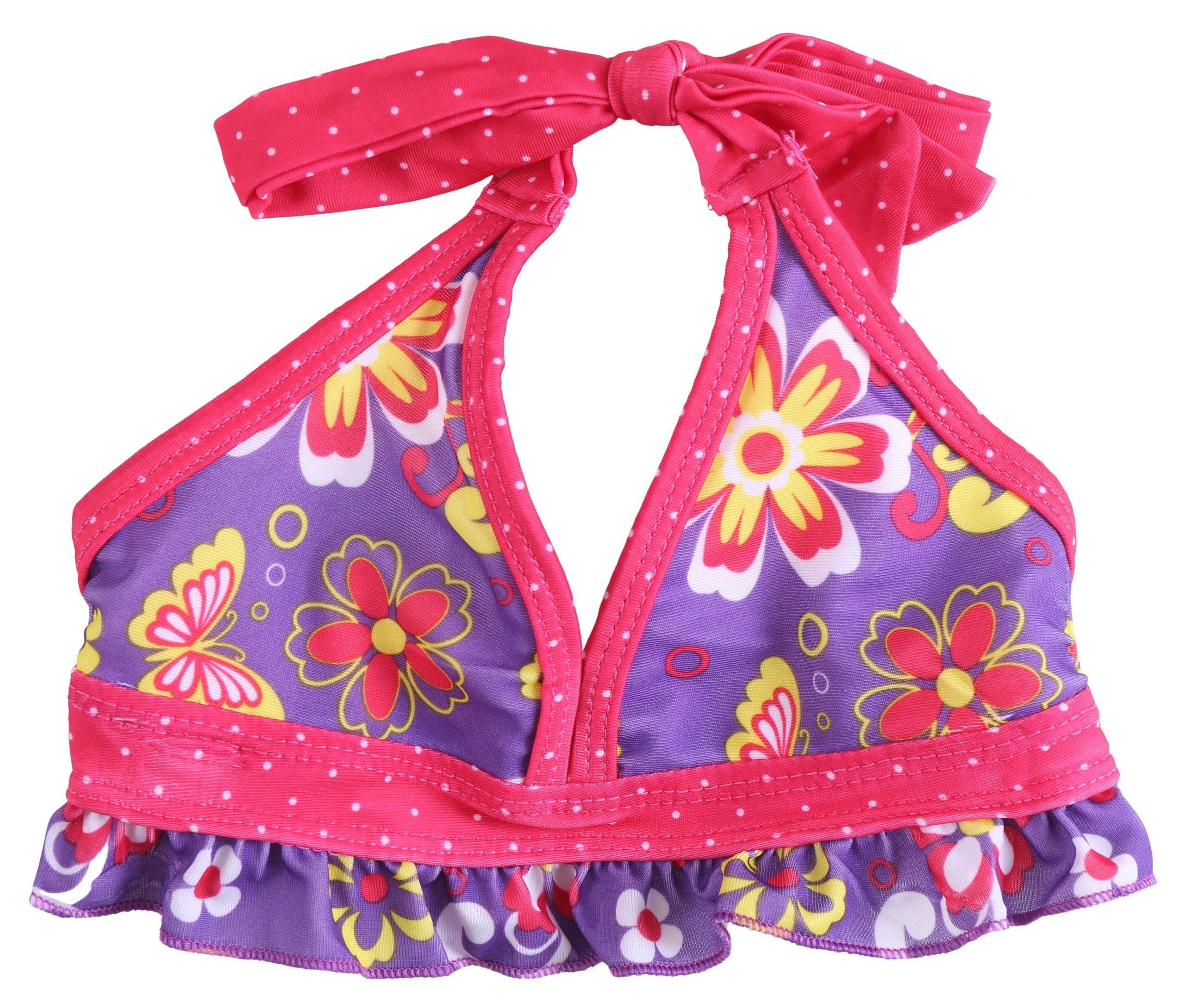 Pink Platinum Girls UV Protection Two Piece Bikini Set Swimwear - Purple (Size 3T)