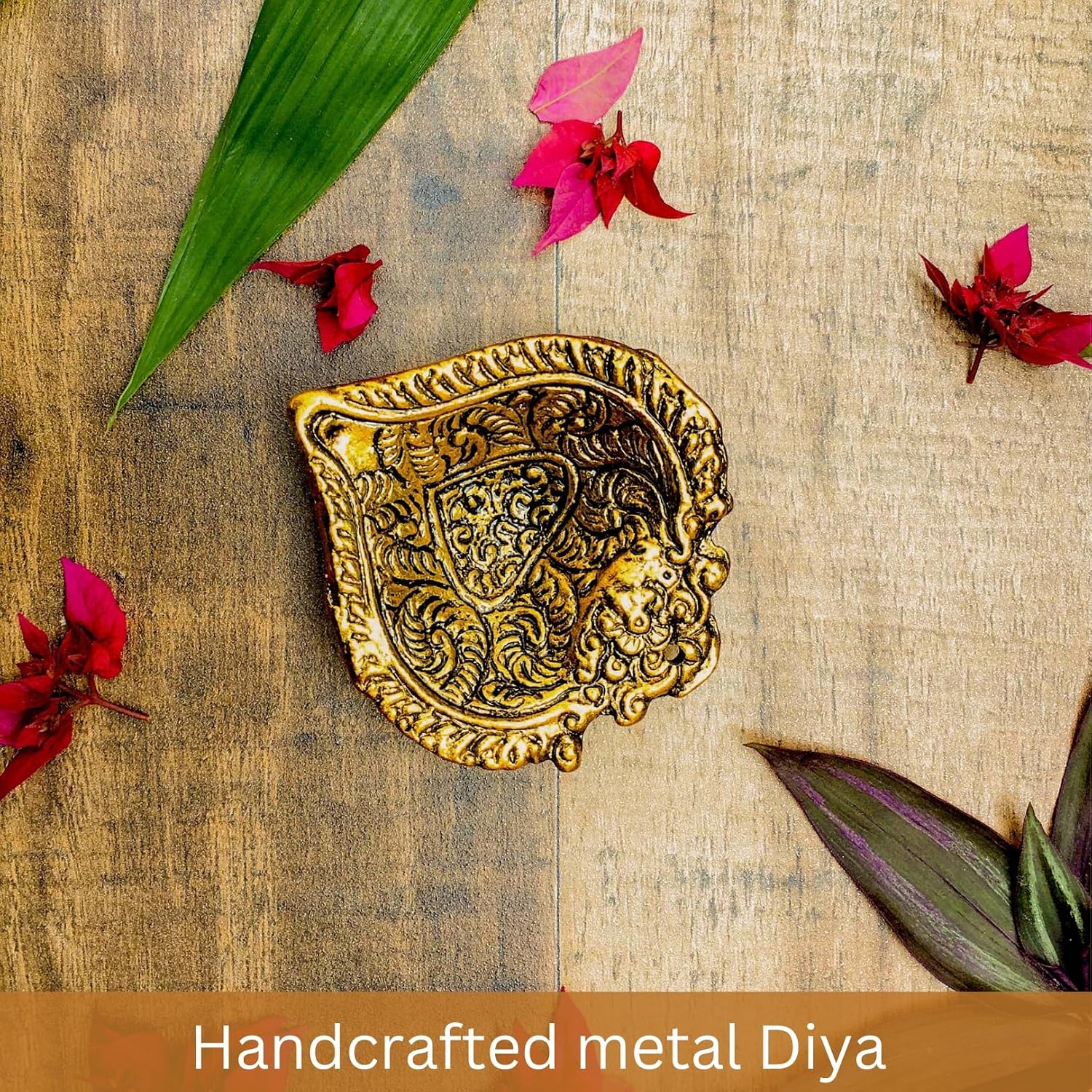 Wonder Care | Metal Gold Lamp Oil Lamps for Indoor Use Diya Lamp for Pooja | christmas ornaments | Diwali Diya| christmas decorations indoor home decor | Decor for christmas (Diya-10pc)