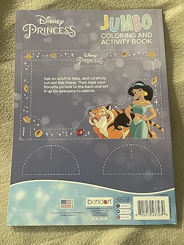 Miniatura 4 de Bendon Disney Princess - Libro para colorear y actividades con la princesa Tiana y Ariel