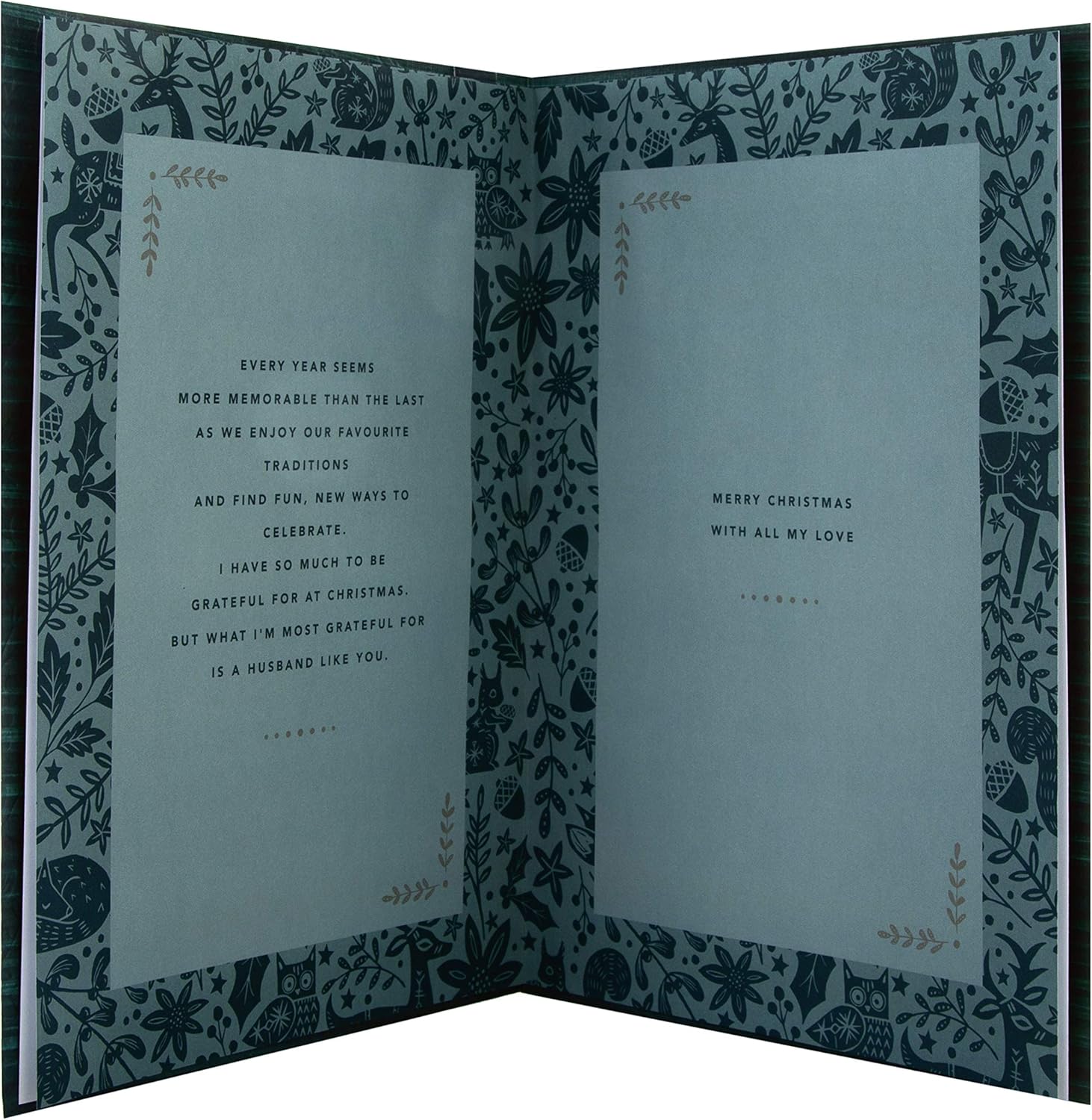 Hallmark Christmas Card for Husband - Traditional Heartfelt Verse