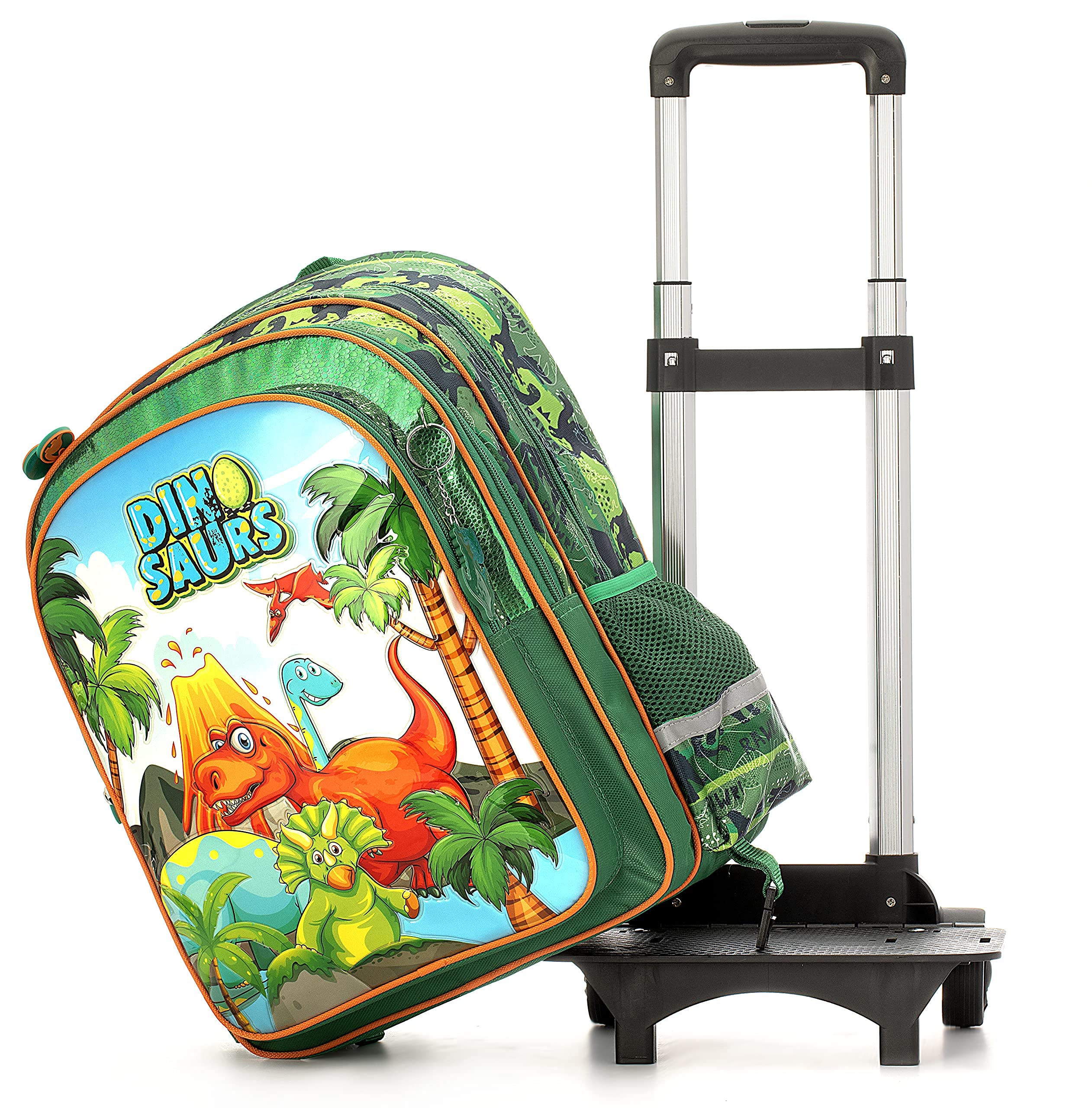 Rolling Backpack for Boys 5 in 1 Elementary Student School Backpacks