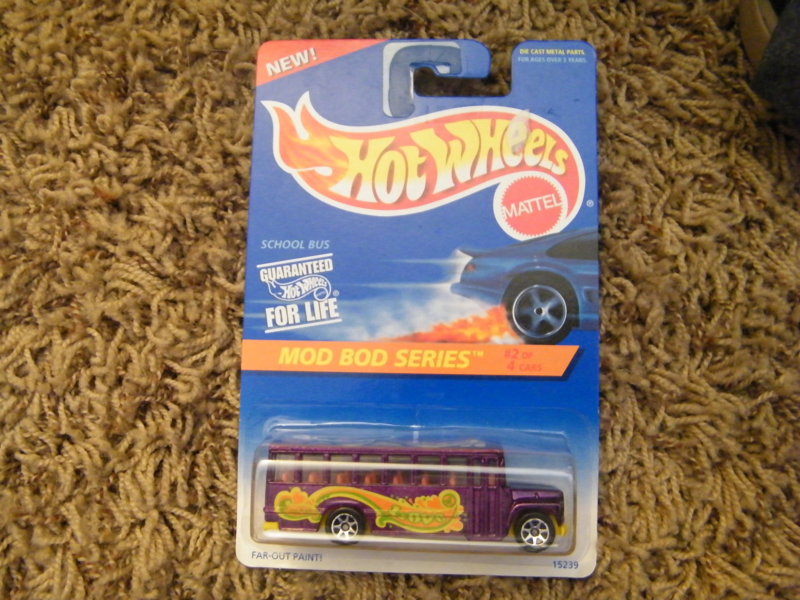 Amazon.com: Hot Wheels #397 Mod Bod Series School Bus : Toys & Games