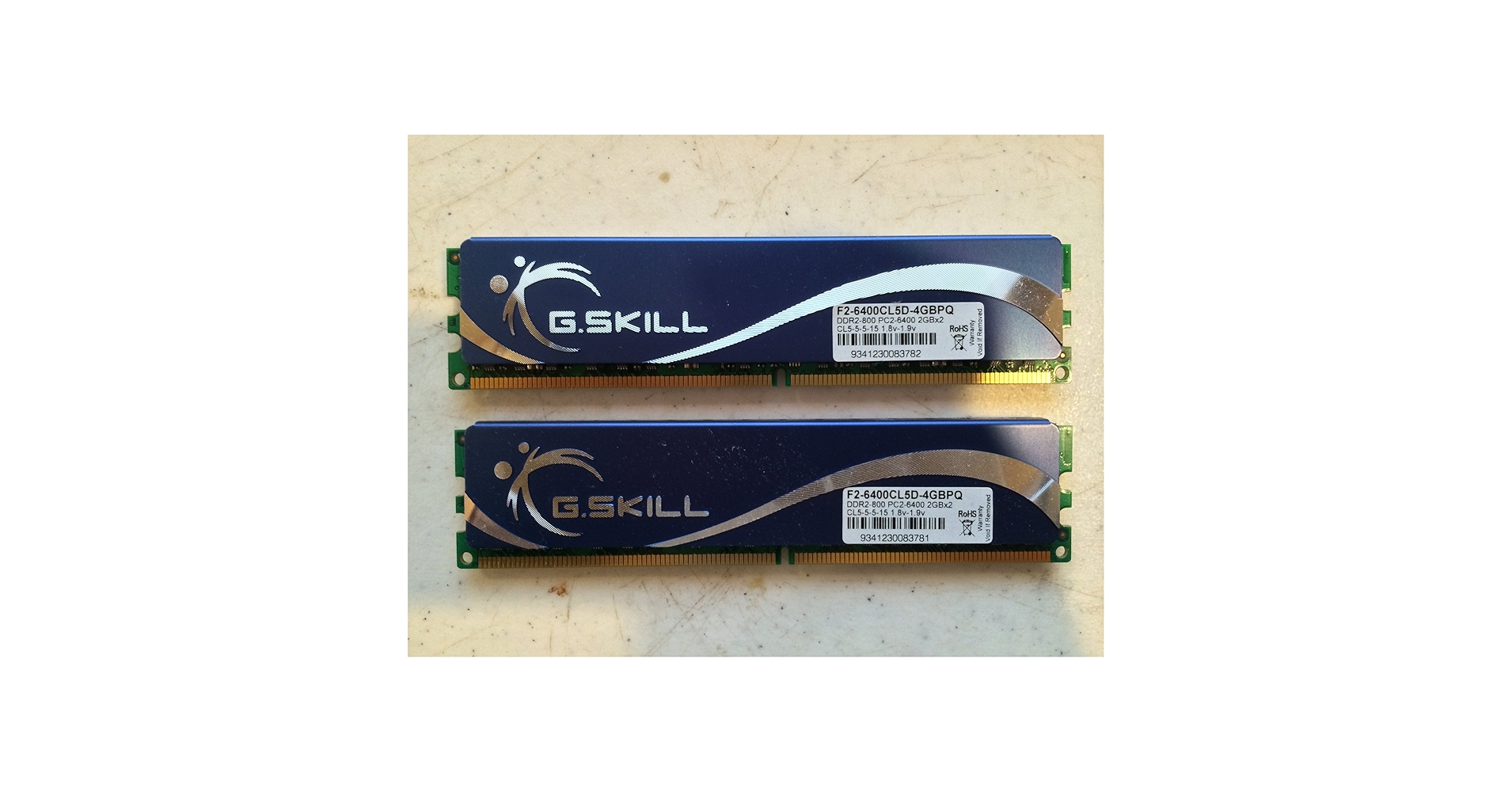 G.SKILL 4GB (2 x 2GB) 240-Pin SDRAM DDR2 800 (PC2 6400) Dual