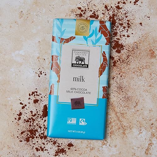 Miniatura 7 de Barra de chocolate con leche de 48 % de especies peligrosas, 3 onzas