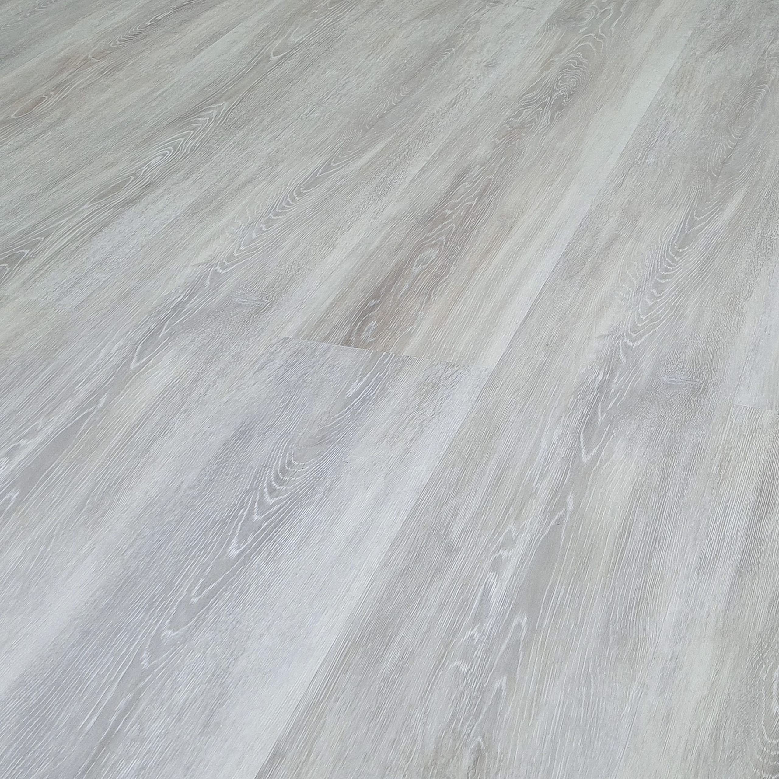 TRECOR Suelo de diseño RIGID de vinilo de 6,5 mm de grosor con capa útil de 0,5 mm, incluye sonido de pisada, resistente al agua, 1 m² (suelo de vinilo | 1 m², roble premium plateado)