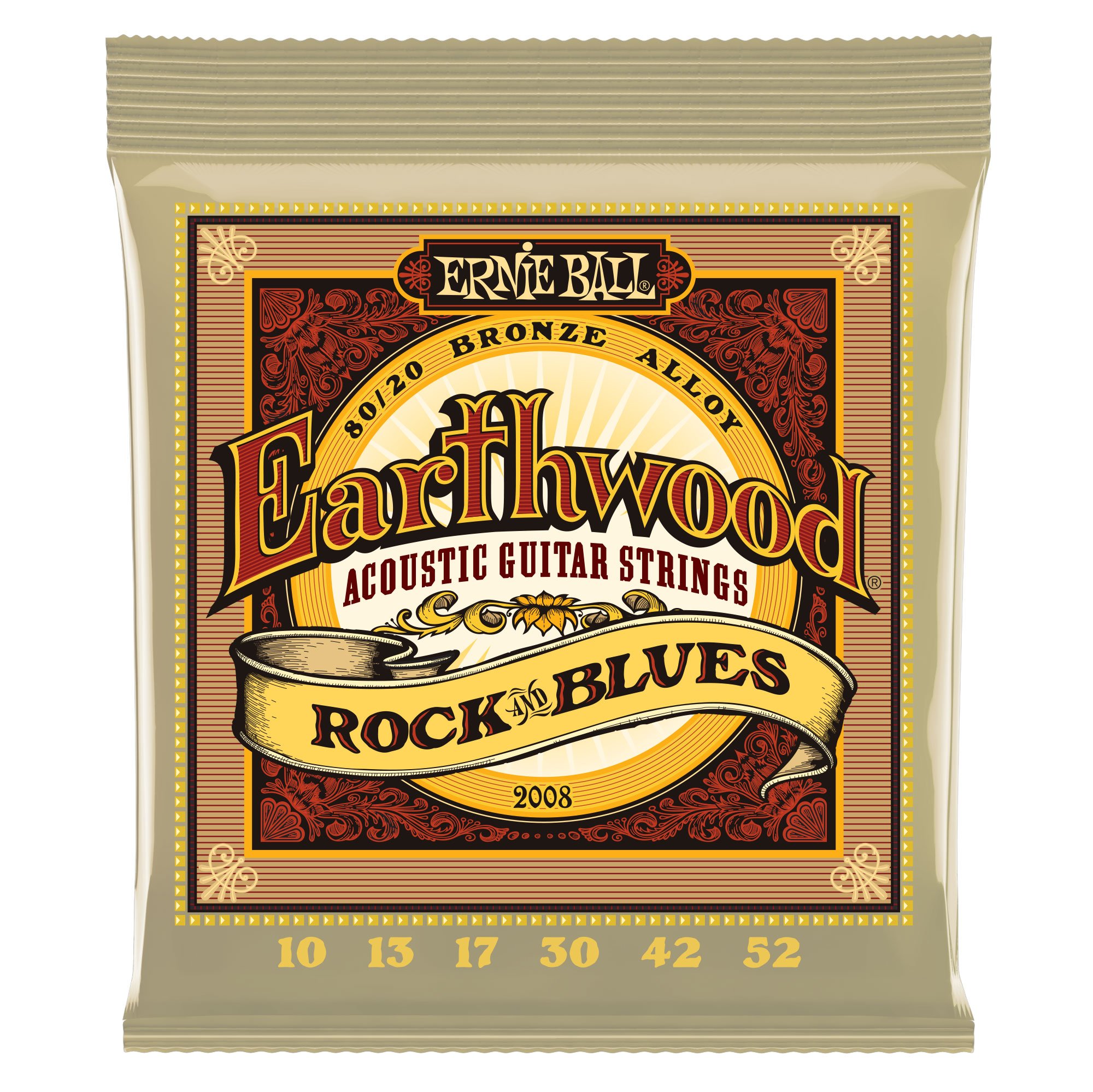 Amazon.com: Ernie Ball Earthwood Rock & Blues 80/20 Bronze