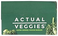 Vista 6 de Actual Veggies Hamburguesa vegetariana Super Greens, 12 oz