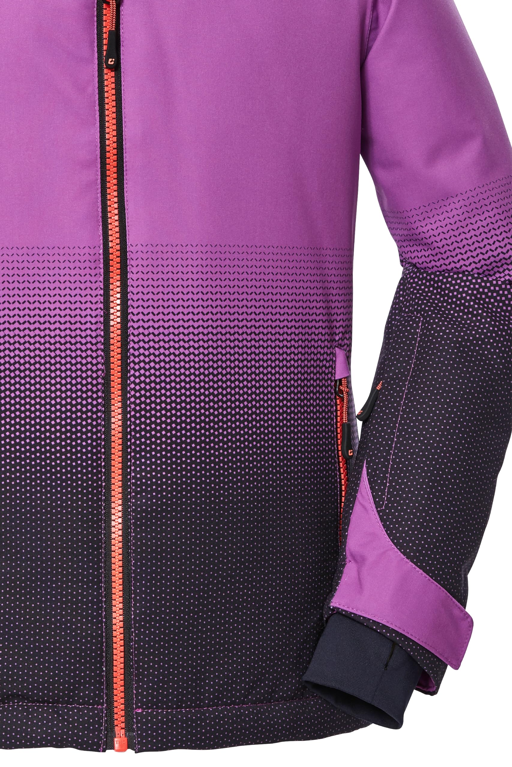 Killtec Ksw 183 Grls Ski Jckt Veste de ski imperméable/veste fonctionnelle avec capuche et pare-neige Girl´s