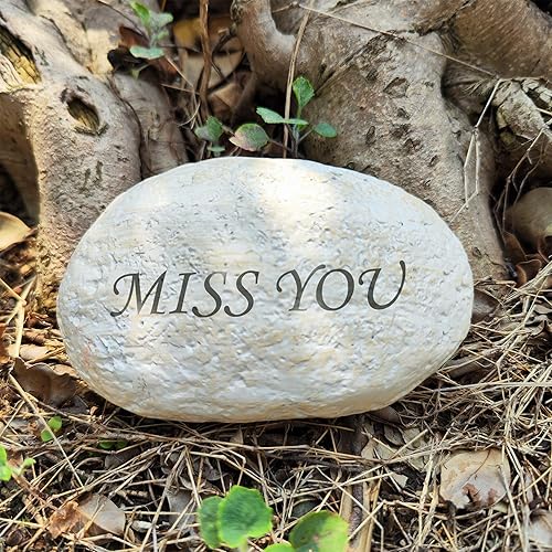 Miniatura 4 de Piedras de jardín personalizadas grabadas con cualquier palabra, piedras conmemorativas decorativas personalizadas para animar a decorar