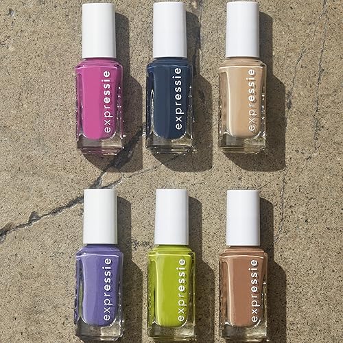 Miniatura 6 de essie Expressie - Esmalte de uñas marrón de secado rápido, Power Moves, vegano, Never Skip A Beat, 0.33 onzas líquidas