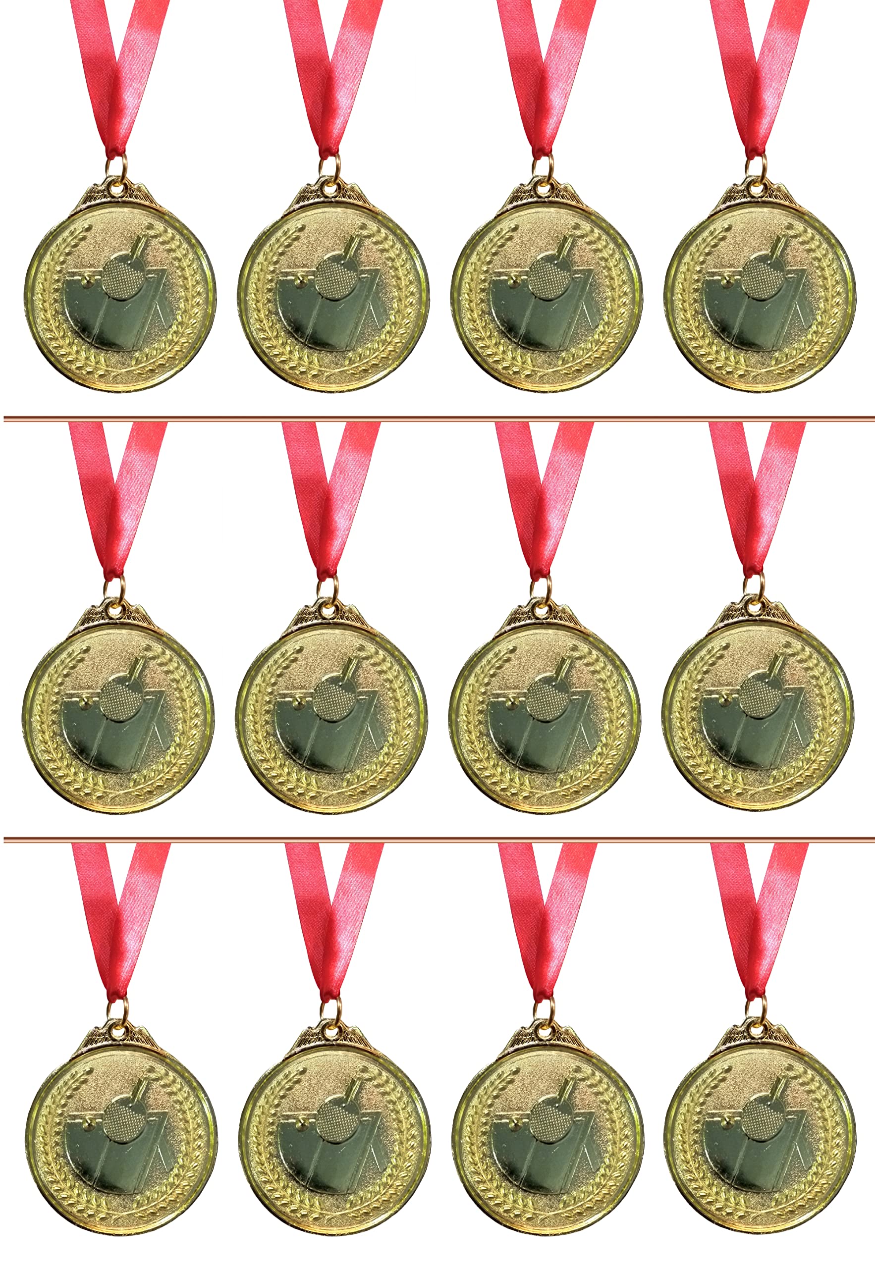 Be Win 3D Designed Table Tennies Gold Medal/Table Tennies Medal/Functions Medal/Best Football Medal 2.5" in, Thickness 4 MM with Satin Tags (3)-picture-25