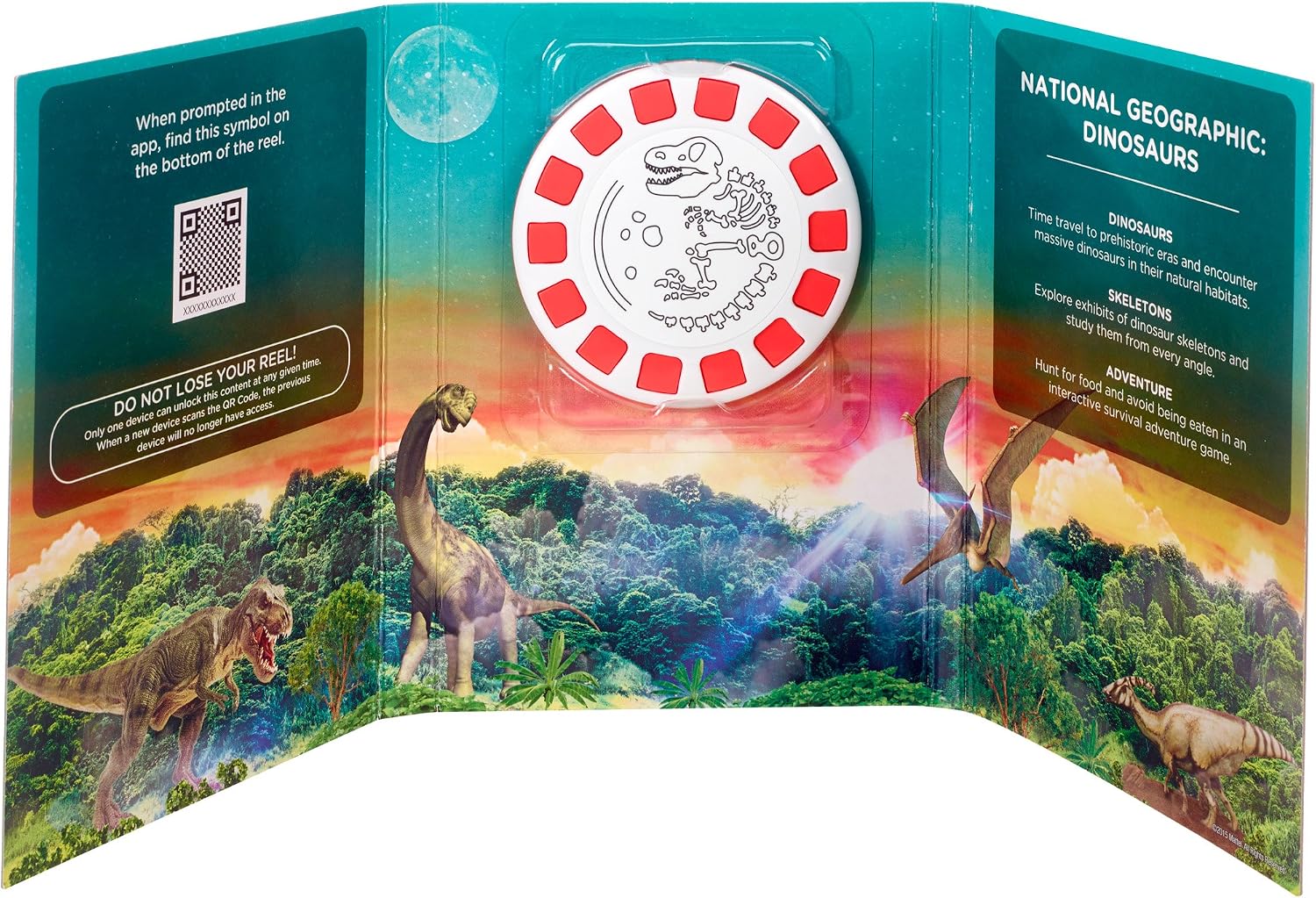 Mattel View-Master Experience Pack, National Geographic Dinosaurs, Weiß / Blau - Image 3