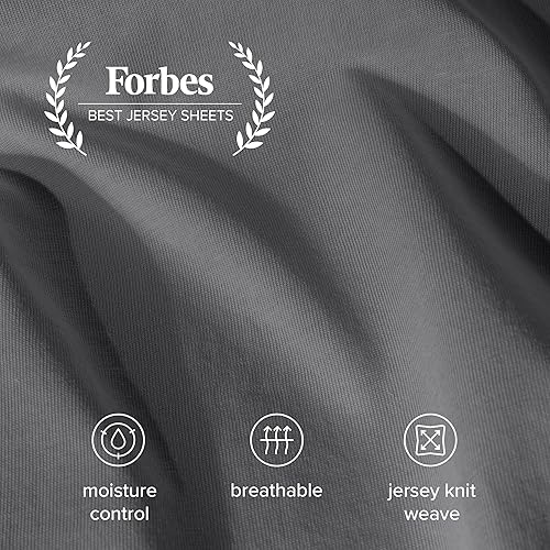 Miniatura 5 de Bare Home - Juego de sábanas de punto, sábanas cómodas 100% de algodón