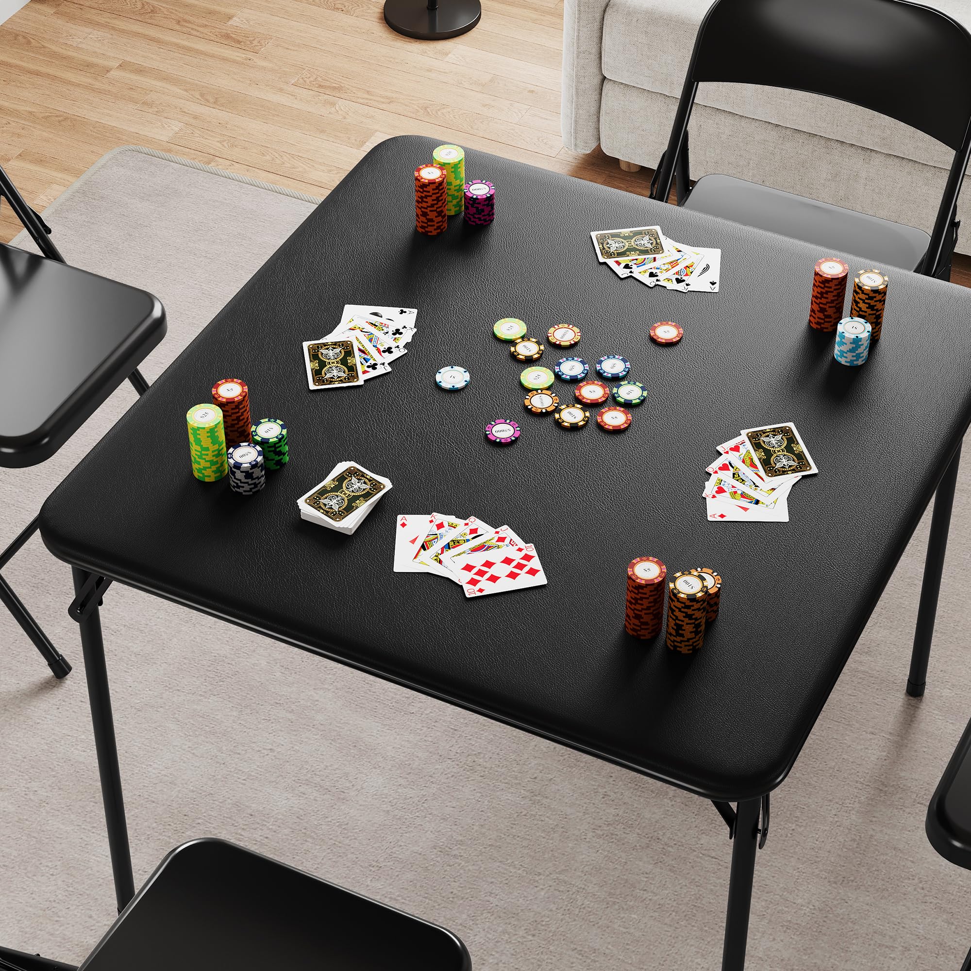 Folding Card Table Mainstay Folding Table And Chairs Mainstays