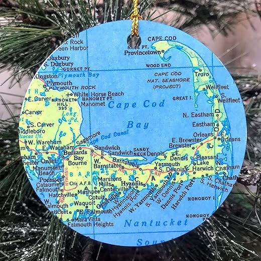 Cape Cod Christmas Ornament