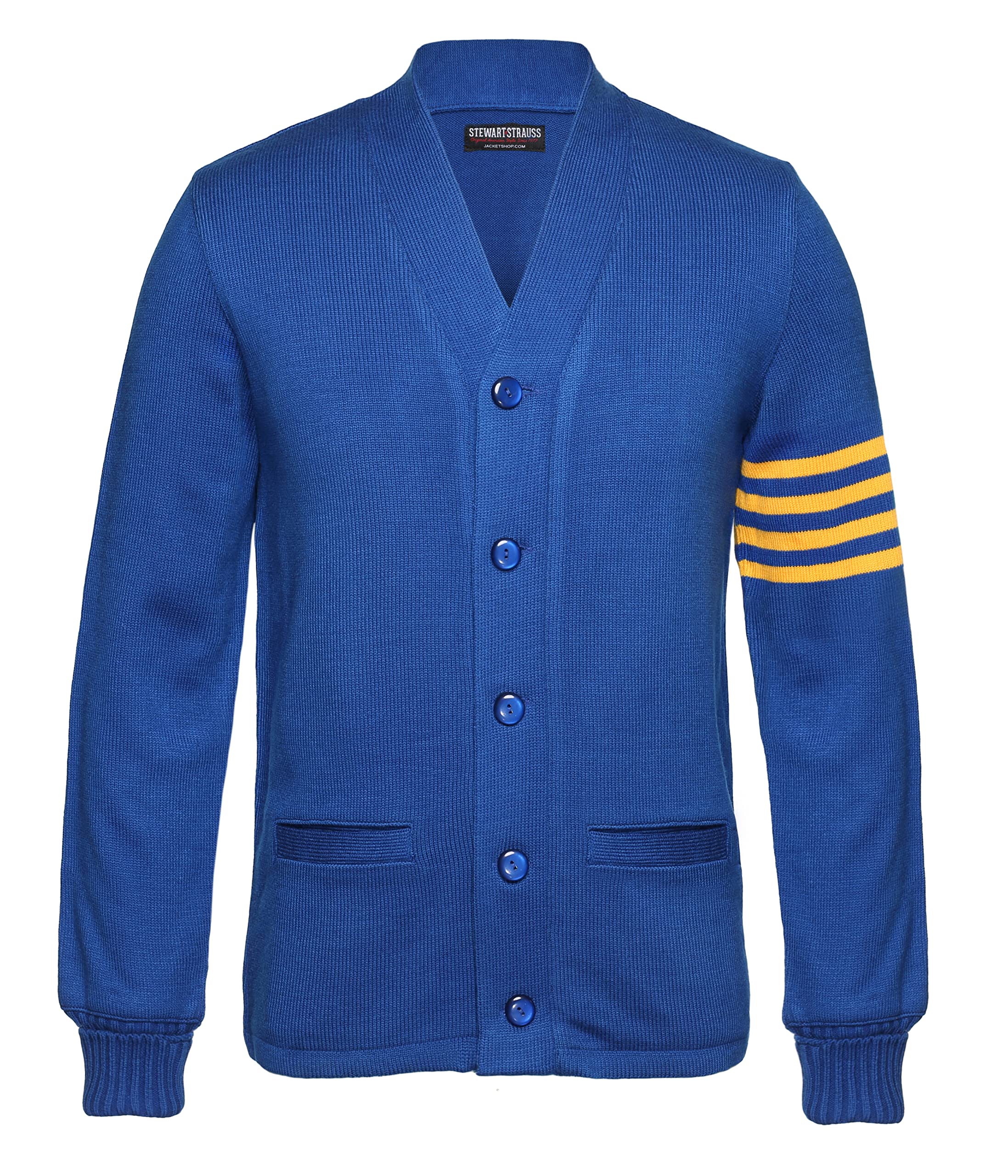 Stewart &amp; Strauss Cardigan Varsity Letter Sweater