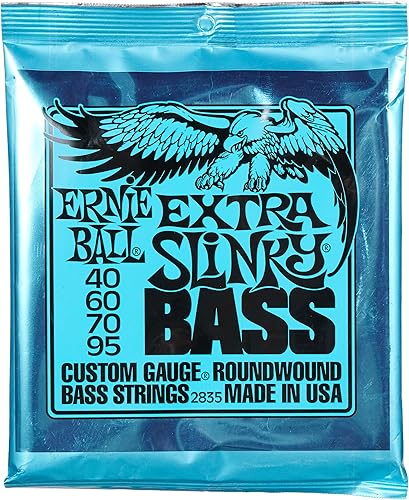 Amazon.co.jp_ 【正規品】 ERNIE BALL 2835 ベース弦 (40-95) EXTRA SLINKY BASS エクストラ・スリンキー・ベース _ 楽器・音響機器