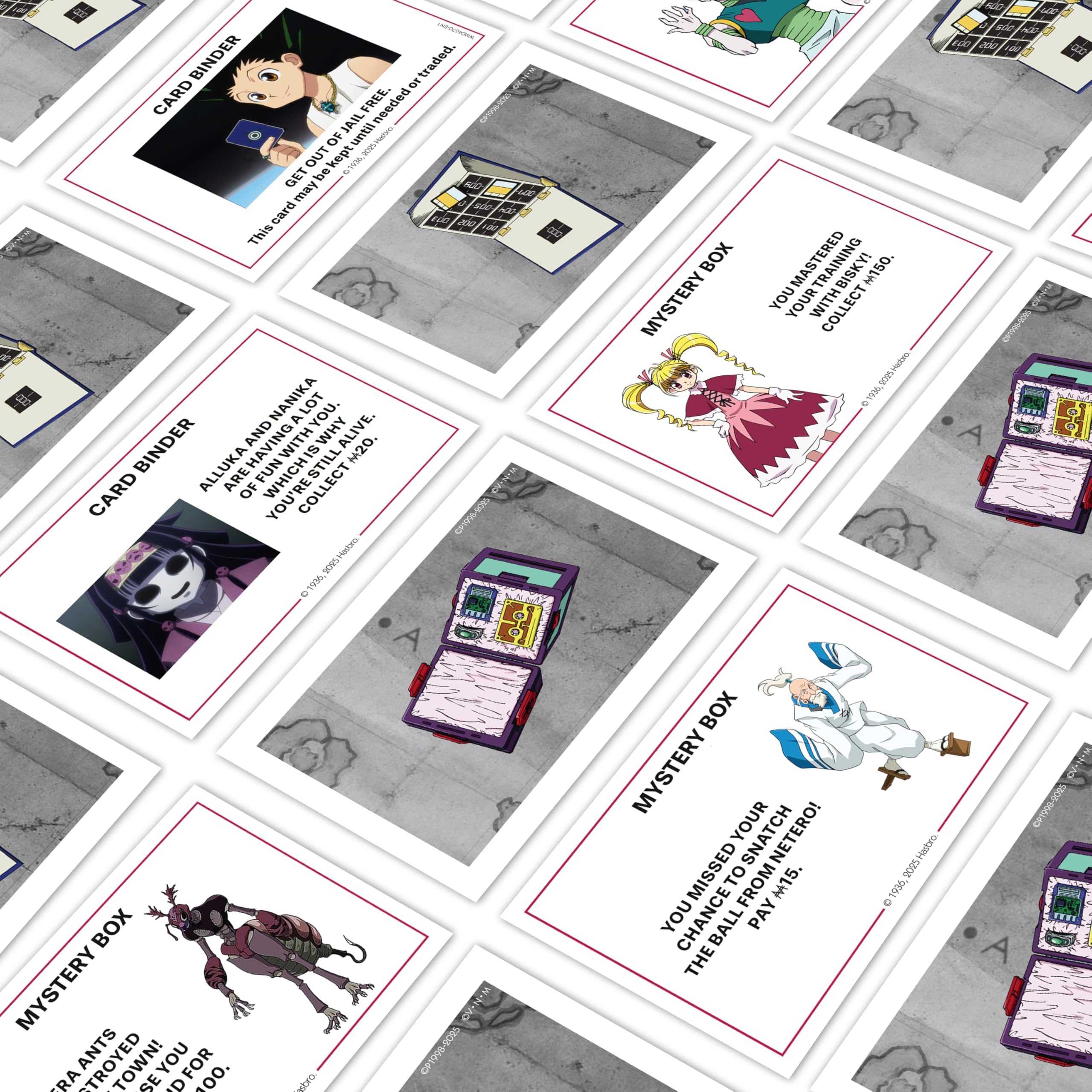 Winning Moves Jeu de société classique Hunter x Hunter Monopoly parfait pour 2 à 6 joueurs et fait un excellent cadeau pour les fans âgés de 12 ans et plus