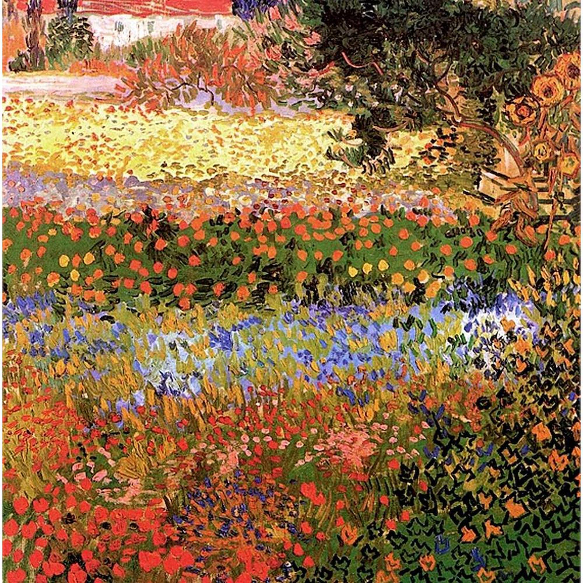 CafePress Flowering Garden by Vincent Van Gogh Queen Duvet Cover Queen Duvet Cover, Printed Comforter Cover, Unique Bedding