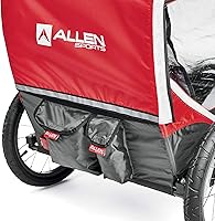 Vista 3 de Allen Sports Deluxe - Soporte de acero para 2 bicicletas, modelo 102DN-R, color negro