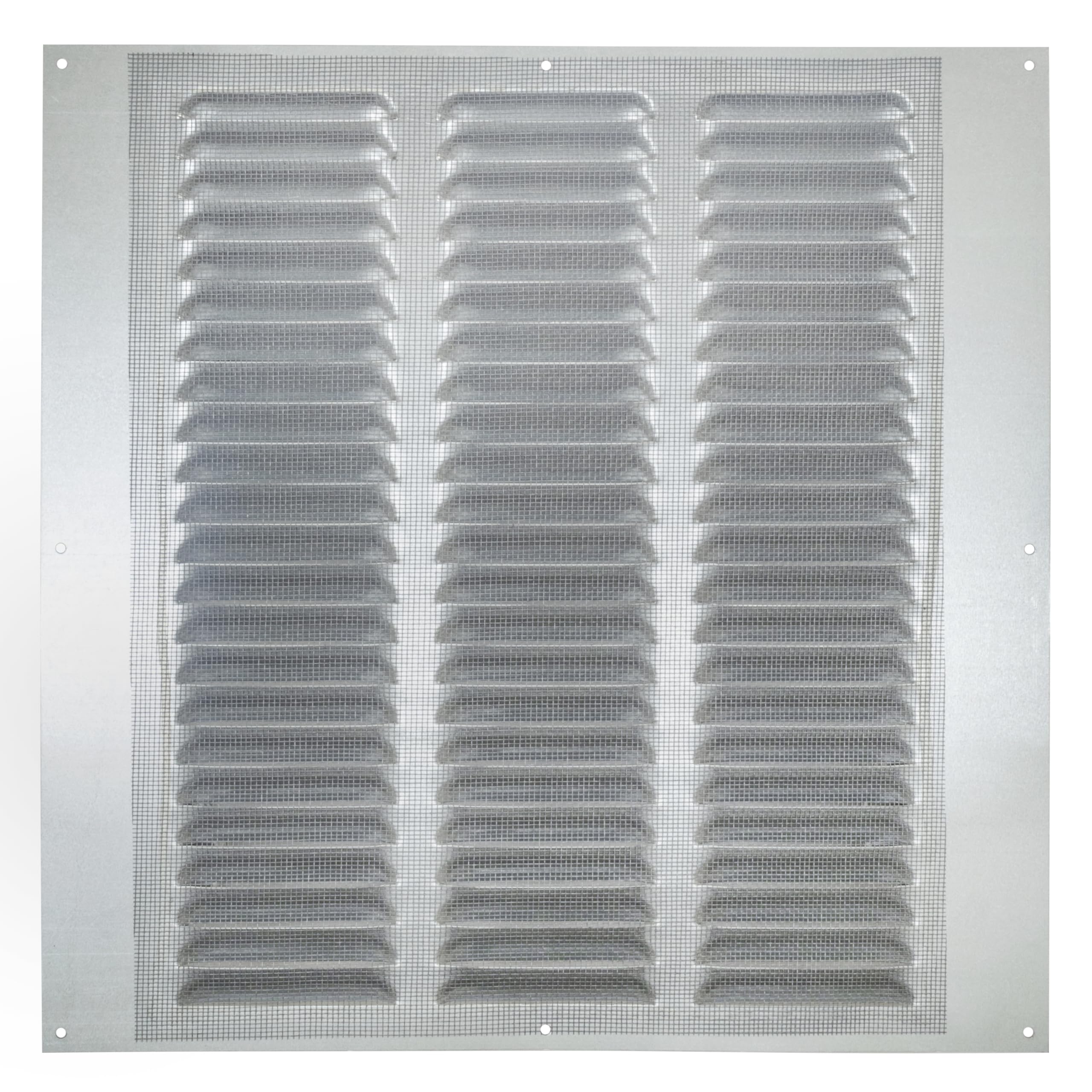 Griglia di ventilazione in metallo zincato con protezione anti-insetti 35 x 35 cm, griglia di aspirazione, griglia di ventilazione (35 x 35 cm)