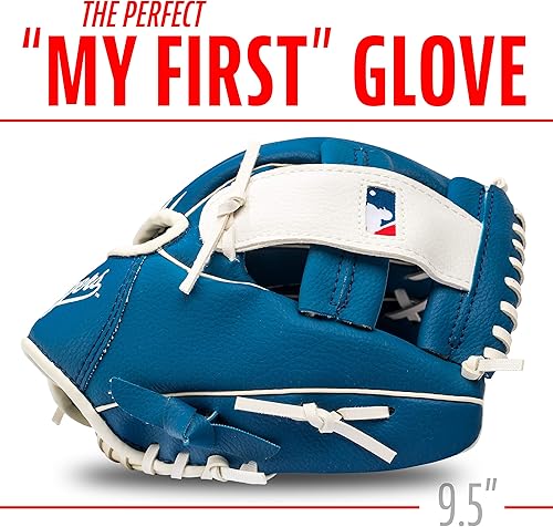 Vista 165 de Franklin Sports MLB Youth Teeball Glove and Ball Set - Kids Baseball and Teeball - Perfect First Kids Glove - 9.5" Naranja/Negro
