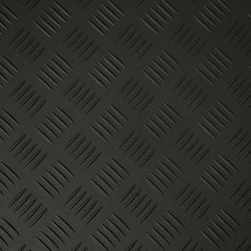 FlooringInc's 4.5mm Flex Nitro Hidden Interlocking Garage Floor Tiles, Flexible PVC Garage Tiles Flooring for a Stronger & Safer Garage, Workshop or Shed, Diamond, Black, 4 Tiles (20.5x20.5)