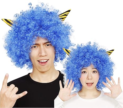Amazon Party City 節分 バラエティグッズ 角付ハイパーアフロ ユニセックス 青 コスプレ 仮装 通販 Amazon Party City 節分 バラエティグッズ 角付ハイパーアフロ ユニセックス 青 コスプレ 仮装 通販