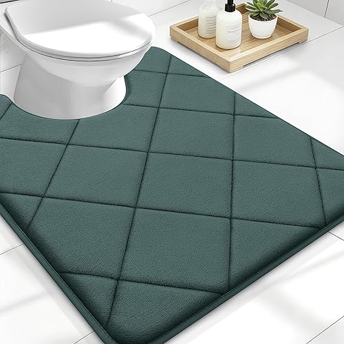 Miniatura 166 de OLANLY Tapete de baño de espuma viscoelástica de 24 x 16 pulgadas, ultra suave y absorbente, lavable a máquina, cómodo tapete de baño para suelo de