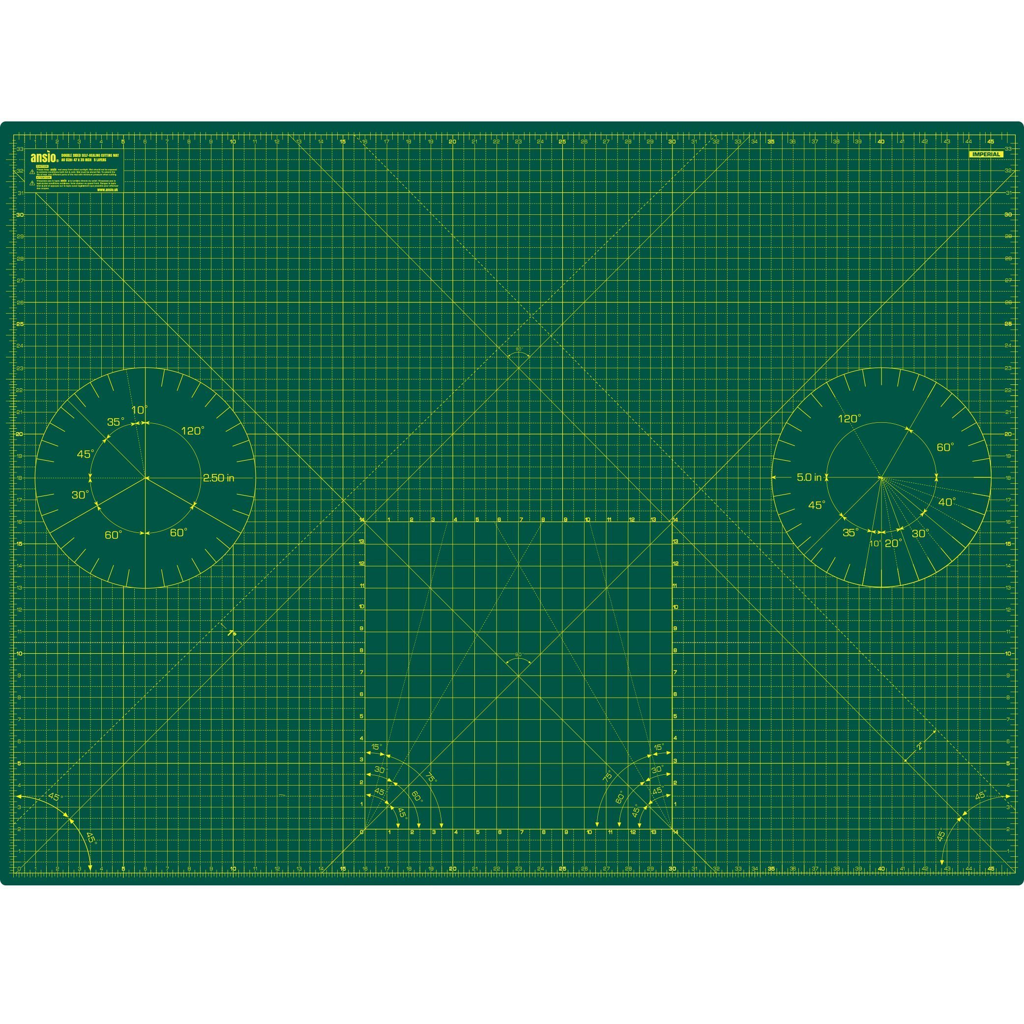 ANSIO Craft Mat Self Healing A0 Double Sided 5Layers Quilting, Sewing