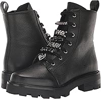 Vista 7 de Karl Lagerfeld Paris Botas de combate mela-combat para uso diario para mujer