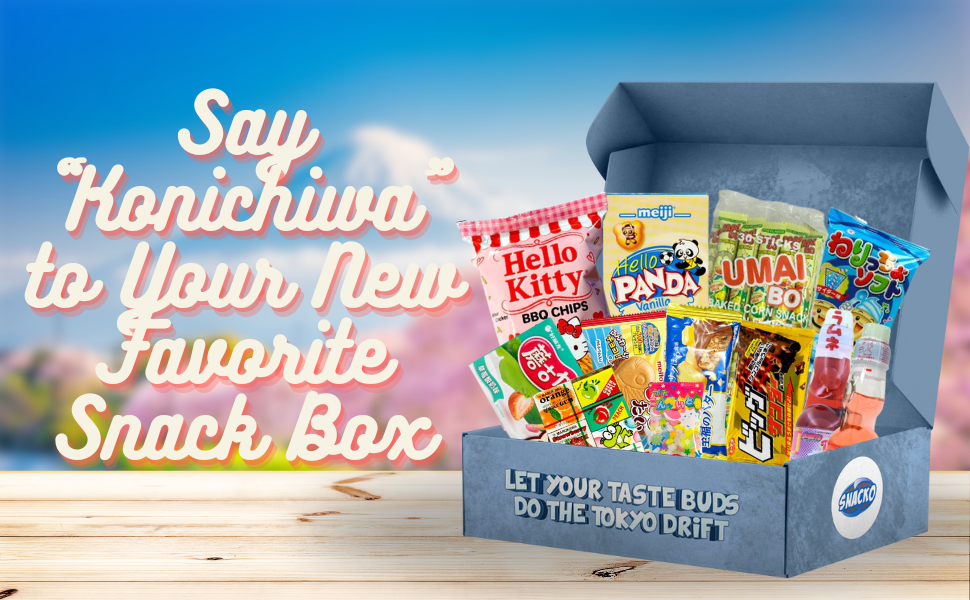 Amazon.com : Japanese Snack and Candy Box by Snacko. Includes 12