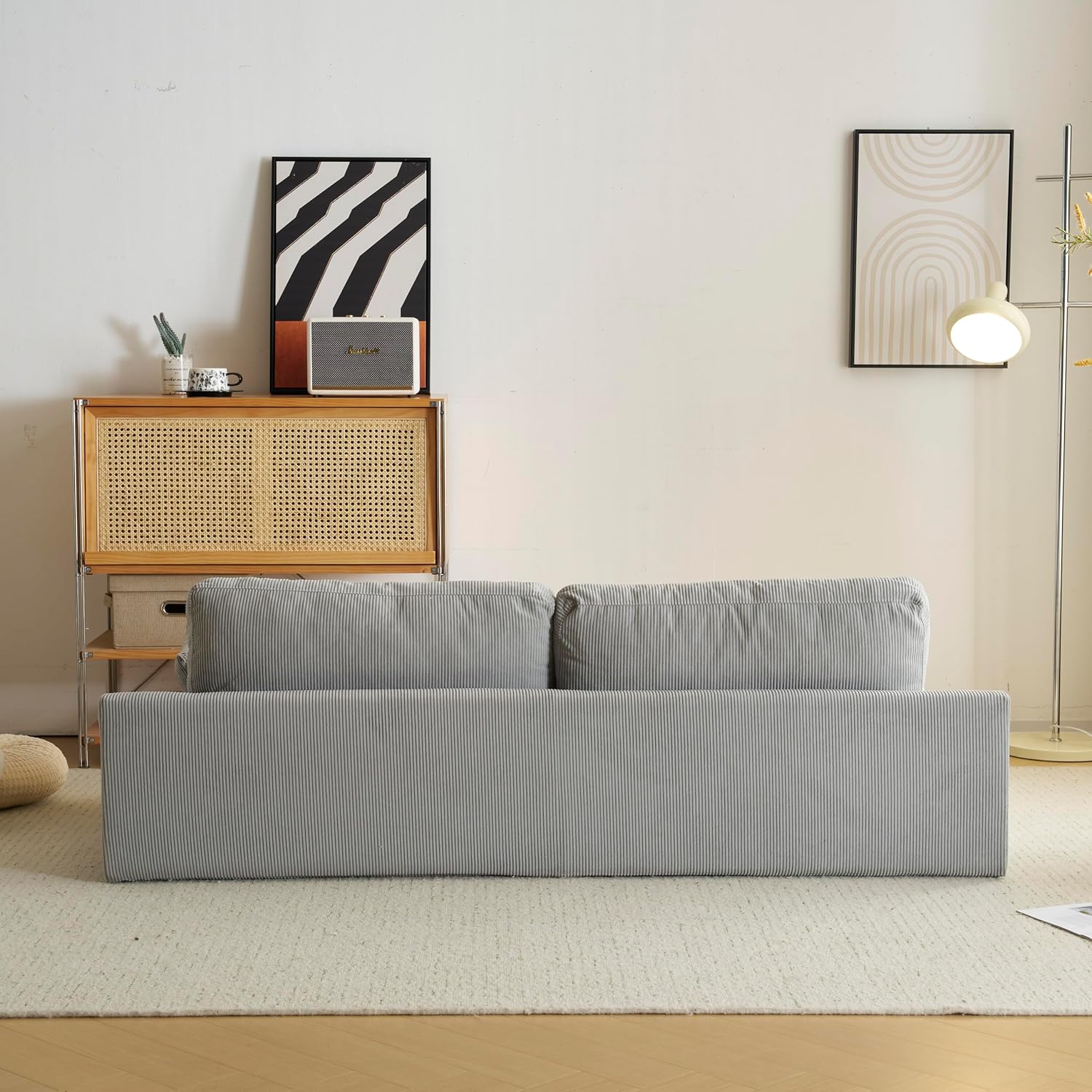 2人掛けソファベッド フロアソファ コンパクト 幅約167cm ローソファ