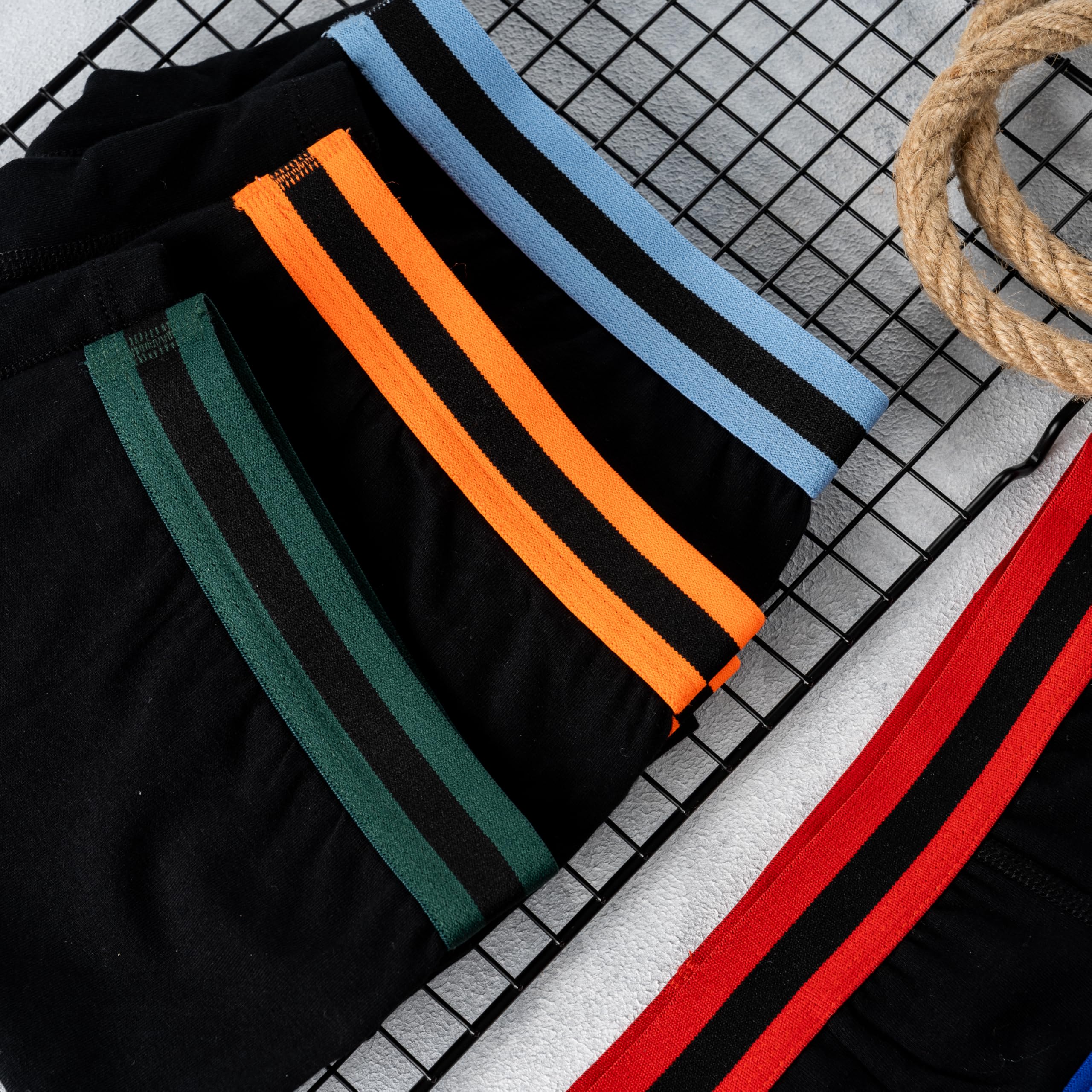 LOREZA ® 10 Boxers pour garçon Coton Enfant sous-Vêtements 2 à 15 Ans