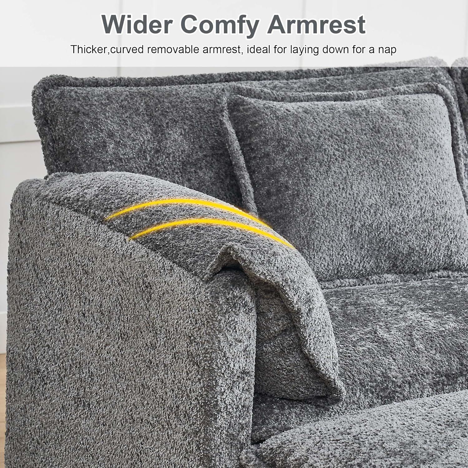 Comfort and luxury features of the sectional couch