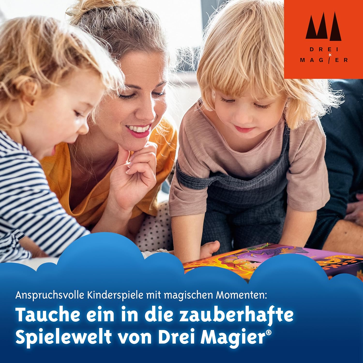 Schmidt Spiele 40896 The Twisted Spuknacht, Three Magicians Children's Game