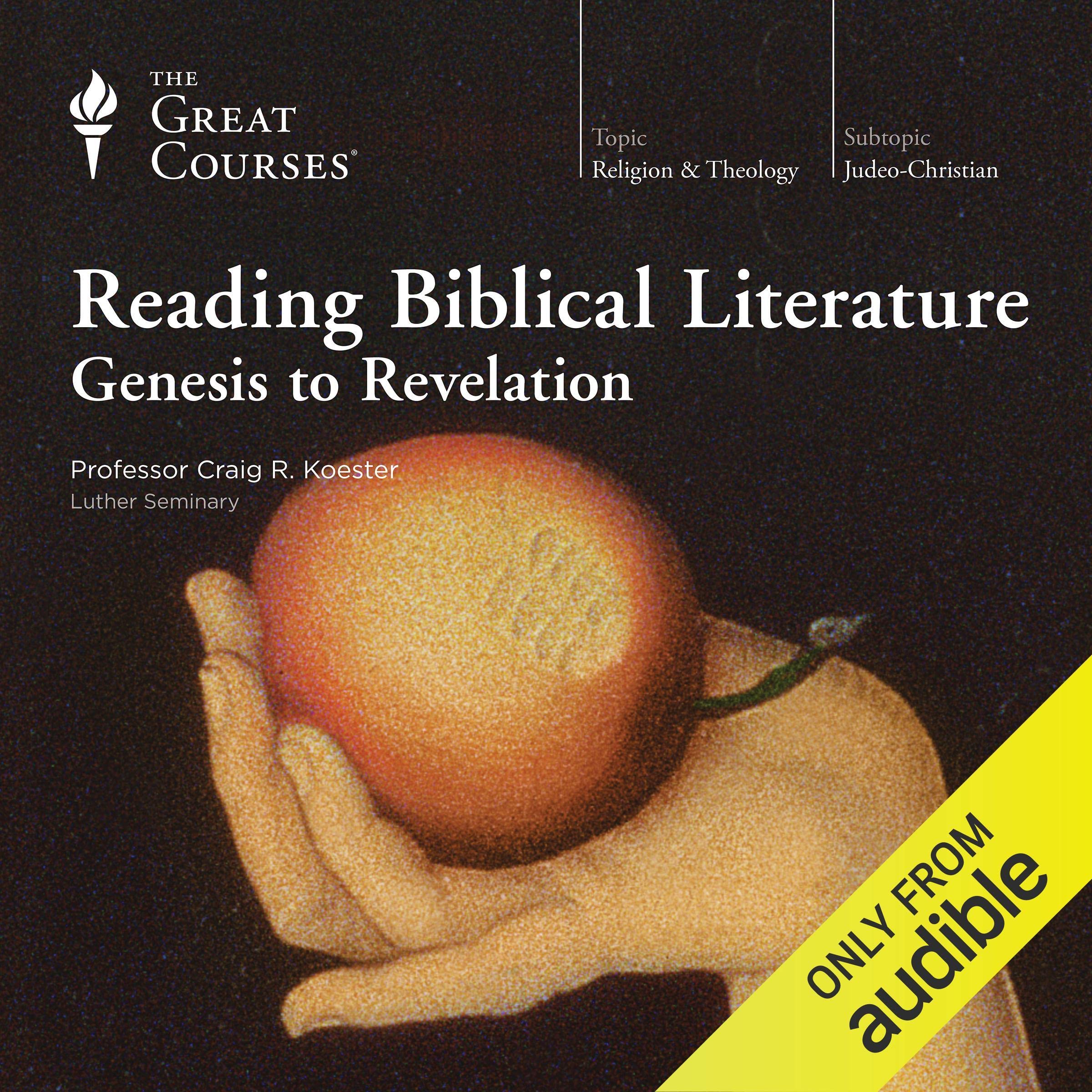 Reading Biblical Literature: Genesis to Revelation