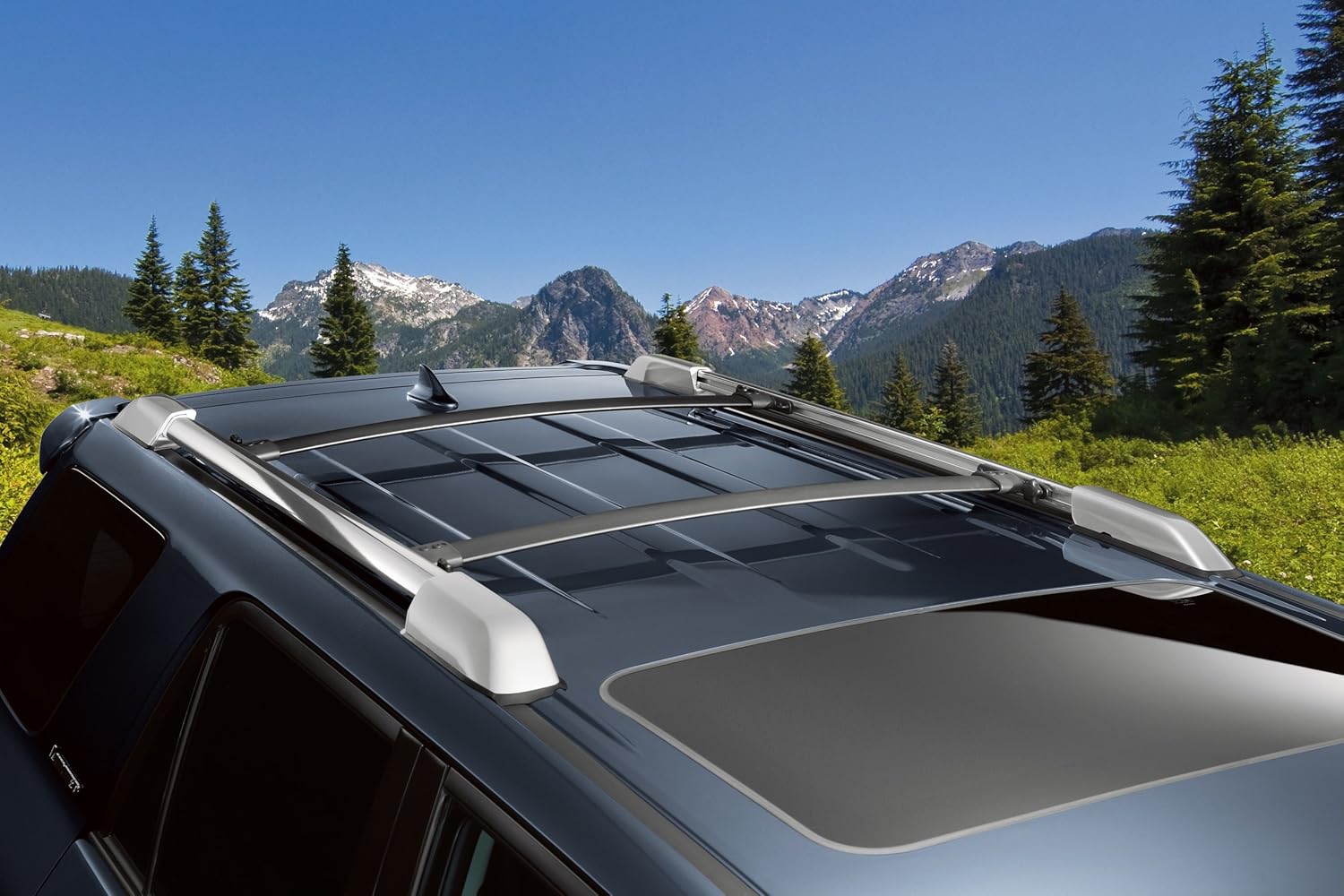 Cross Bars for 2010-2012 SR5 and Limited Toyota 4Runner Roof Rack-New OEM