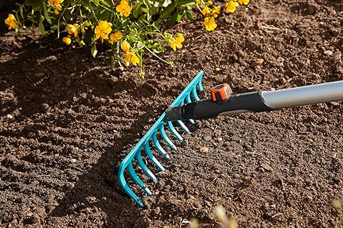 Miniatura 5 de Gardena 3179 Combisystem - Rastrillo de metal (16.0 in)