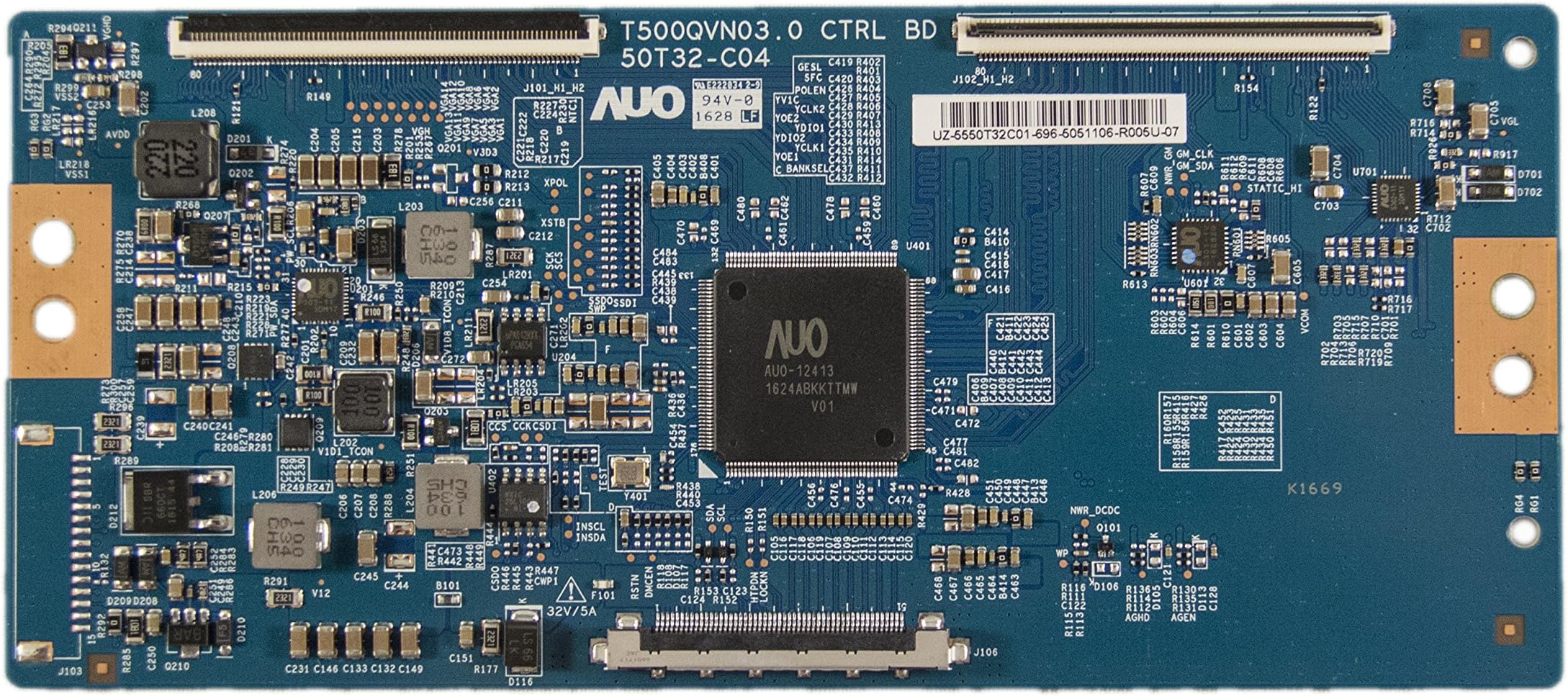 Tekbyus 55.50T32.C01 T-Con Board for D50U-D1 E50U-D2 M50-D1 E50X-E1 E70u-D3