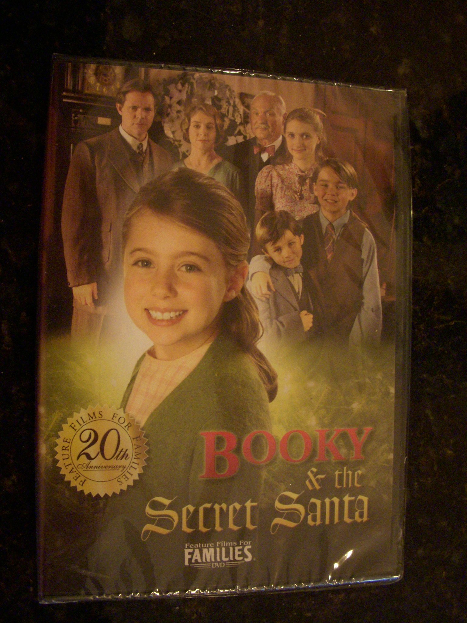 Booky & the Secret Santa lectura familiar para noches de invierno y chimenea en vacaciones