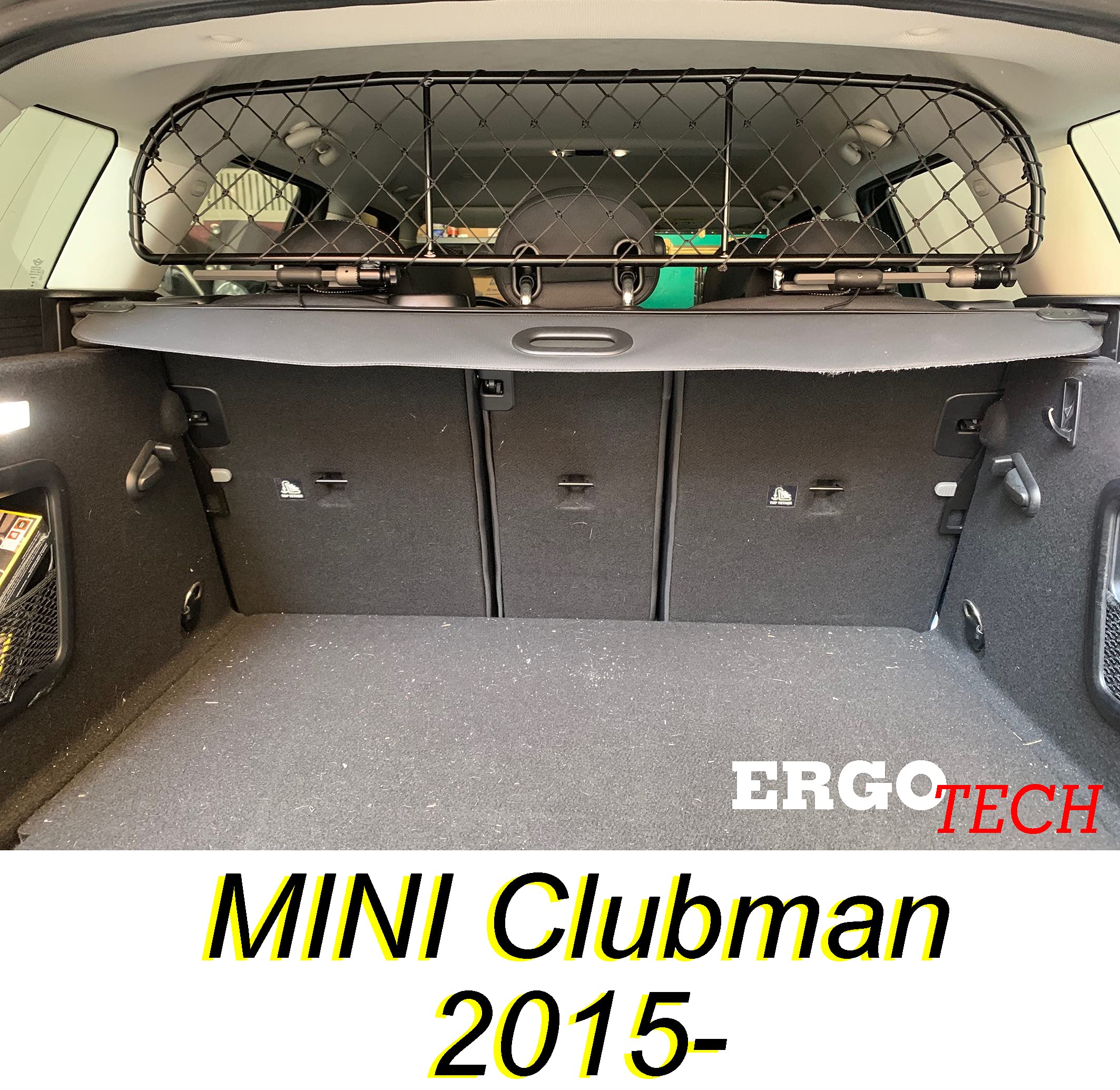 Divisorio Rete Per Audi Q3 (2018+) | Griglia Di Separazione Per Cani E Bagagli ERGOTECH RDA65-XXS8 - Foto 2