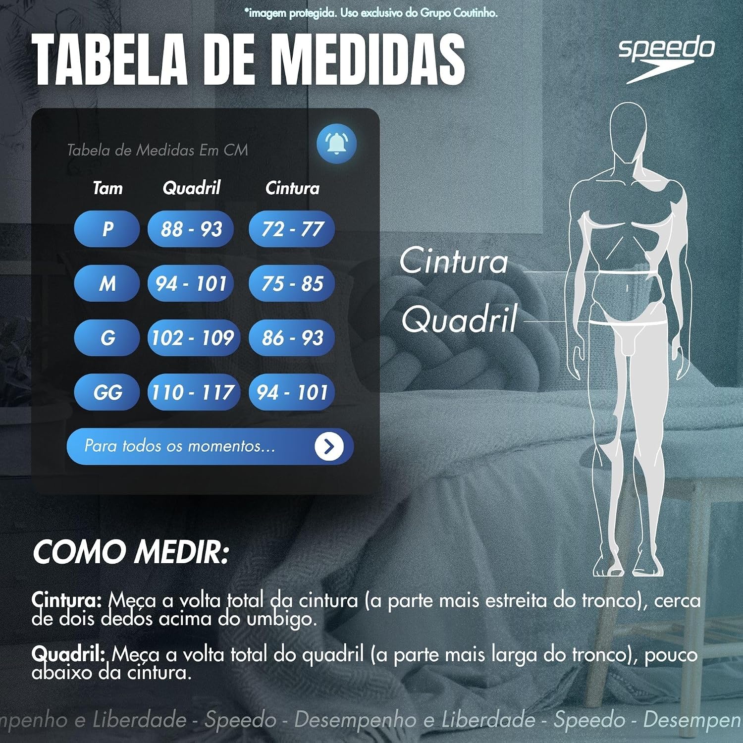 Kit 2 Cuecas Sungão Speedo Microfibra Poliamida Sem Costura Masculina Kit 2 Cuecas Sungão Speedo Microfibra Poliamida Sem Costura Masculina - Imagem 6
