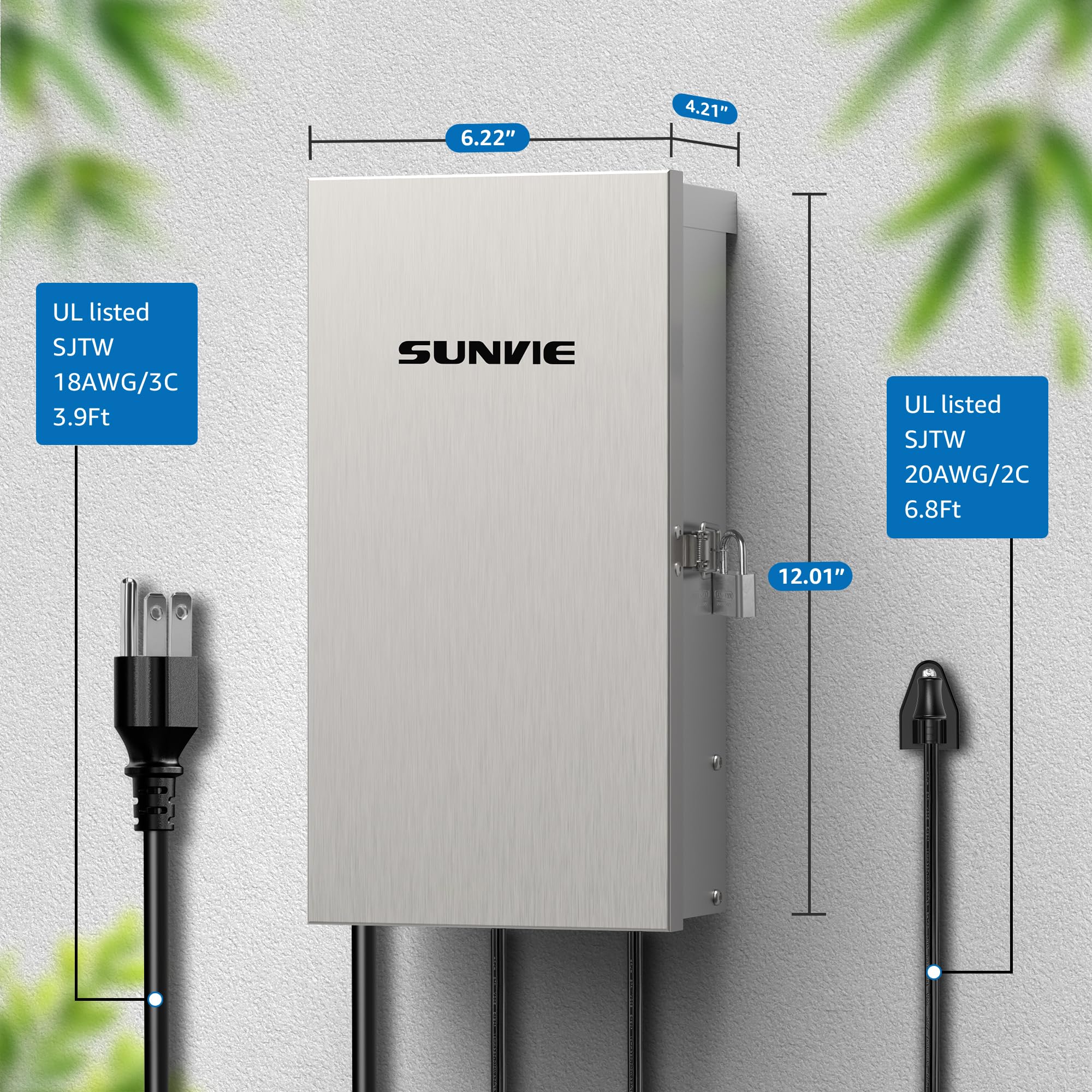 SUNVIE Low Voltage Transformer - 3 Zones & Timer -7 SUNVIE Low Voltage Transformer - 3 Zones & Timer -7