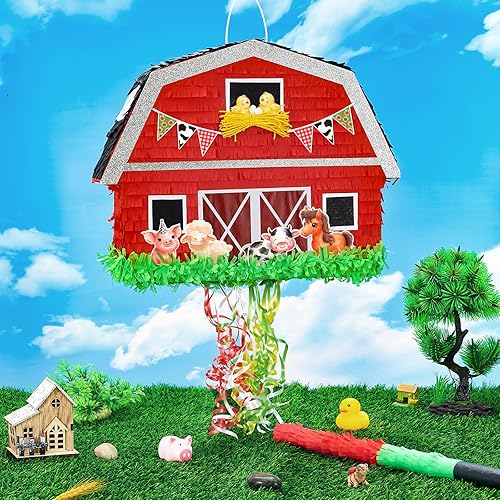 Miniatura 80 de WERNNSAI - Piñata de sirena plegable, piñata de cumpleaños con flecos que incluye cuerda para jalar, venda y bate. Decoraciones