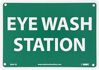 NMC M441R Emergency and First Aid Sign, 