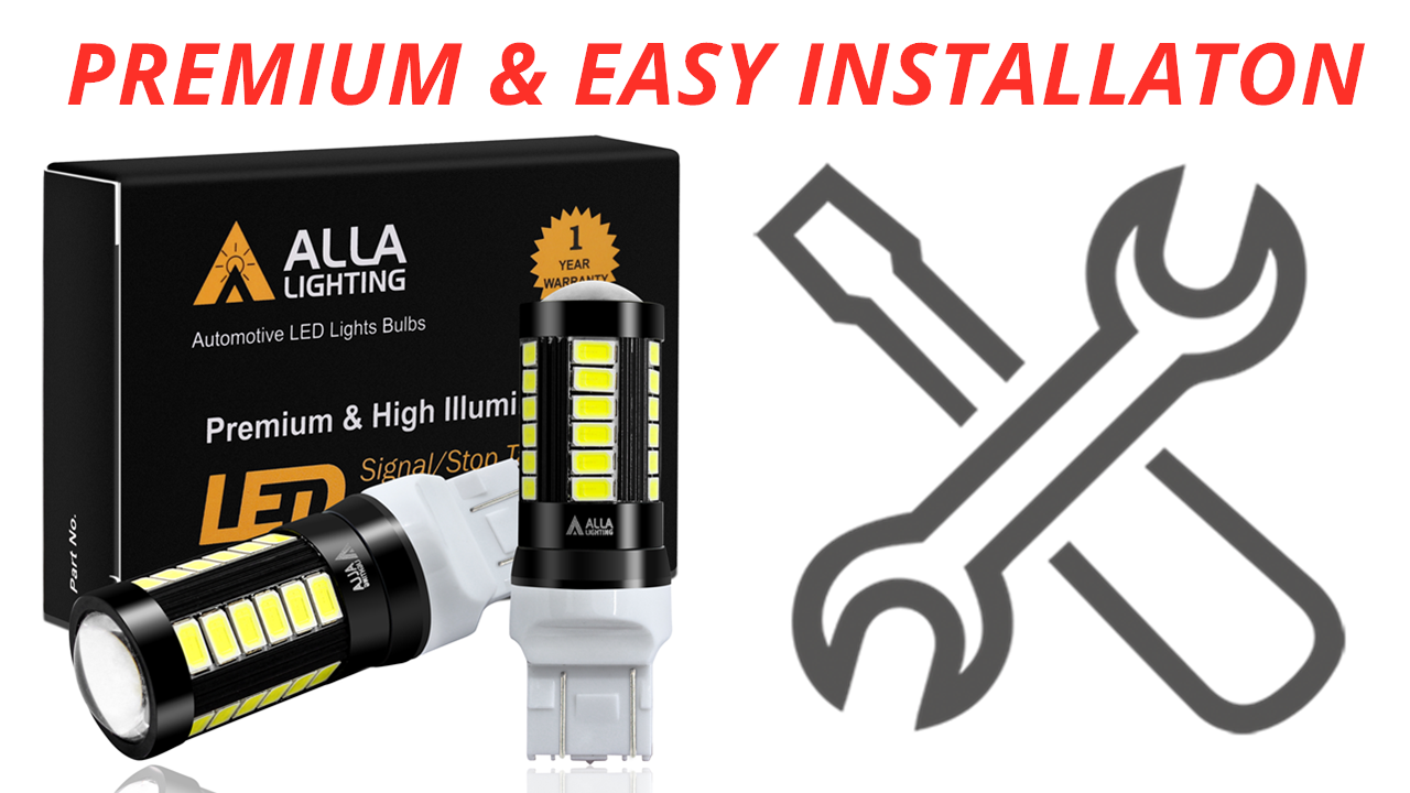 Amazon.com: Alla Lighting 2800lm T20 7440 7443 LED Bulbs, White